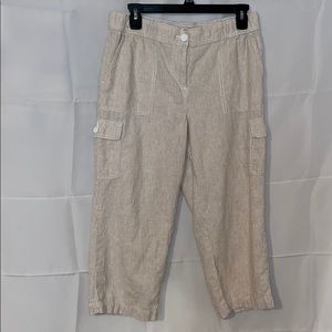 Talbots Womens Capris Tan sz 10P